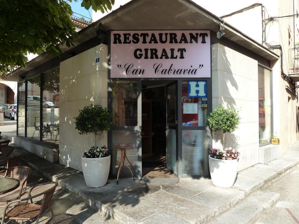 Restaurant Fonda Giralt Otel Amer Dış mekan fotoğraf