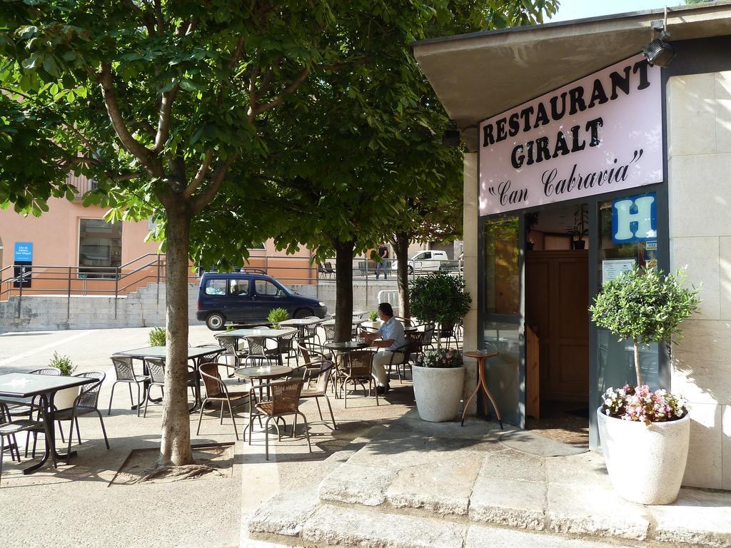 Restaurant Fonda Giralt Otel Amer Dış mekan fotoğraf